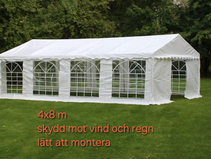 Partytält 4x8 m