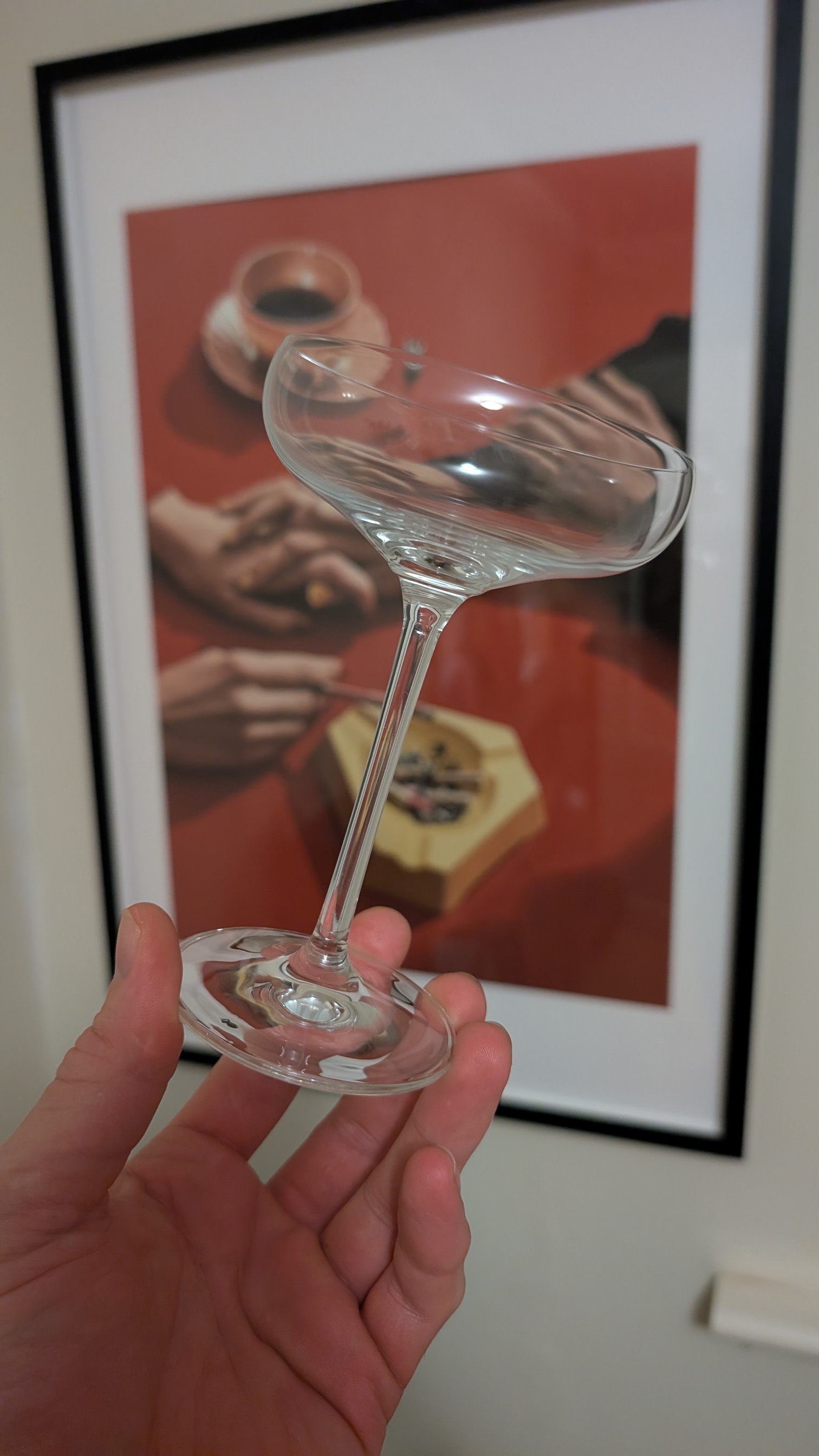 Coupe champagne/cocktail glasses