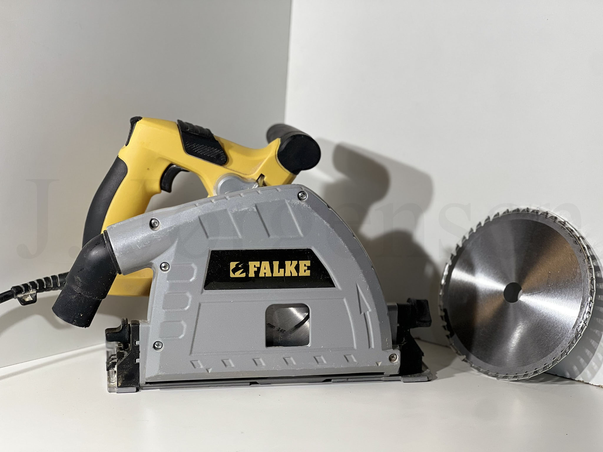 Falke dyksav 1200 w m/skinnesæt