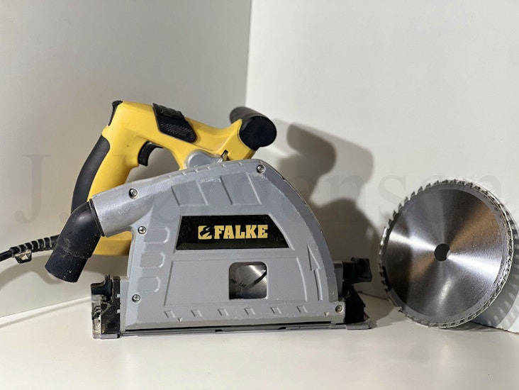 Falke dyksav 1200 w m/skinnesæt