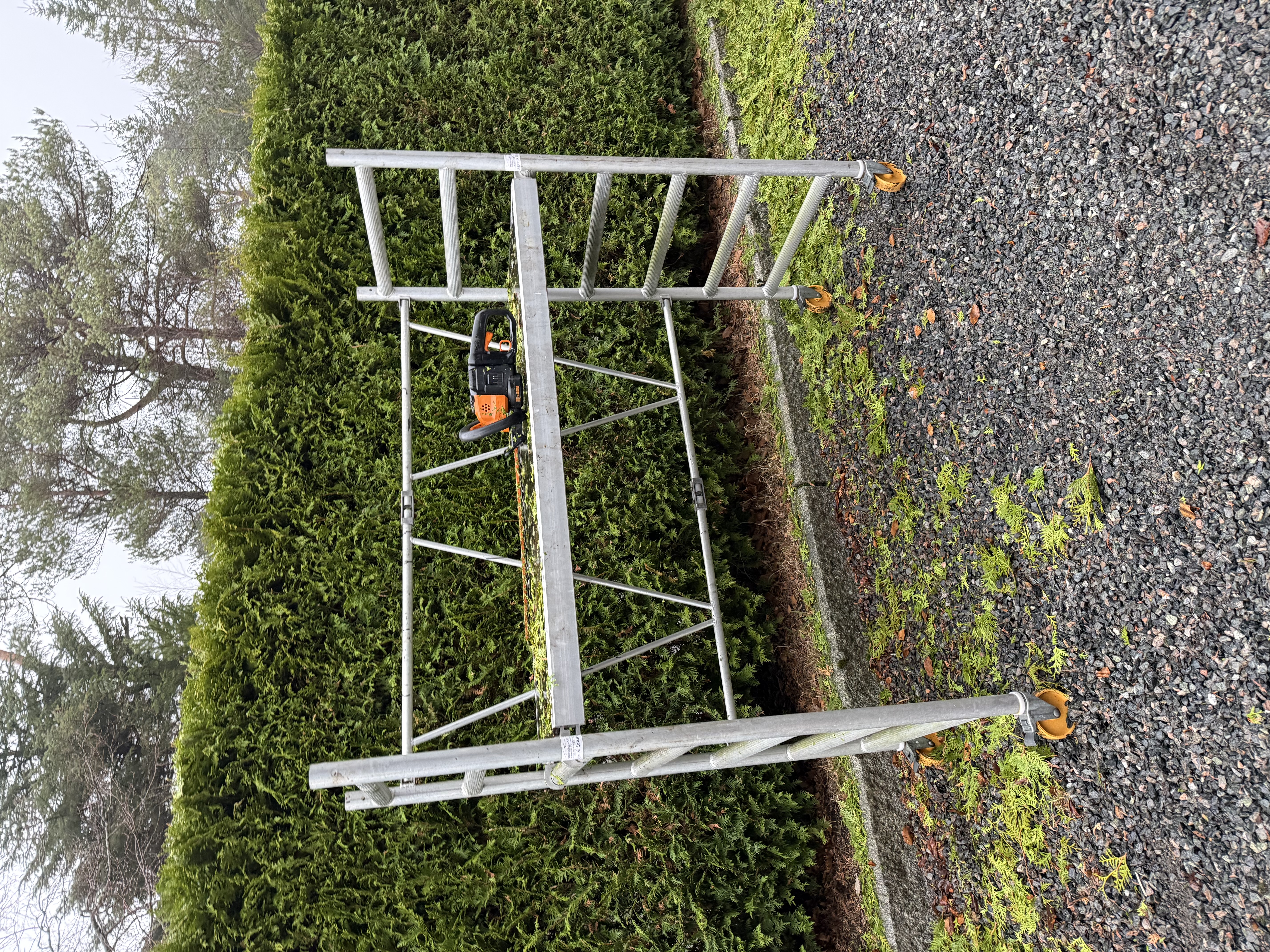 Rullestilas som foldes sammen. 