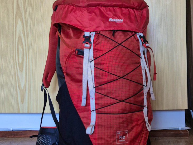 Kevyt rinkka bergans helium 55 v5 w