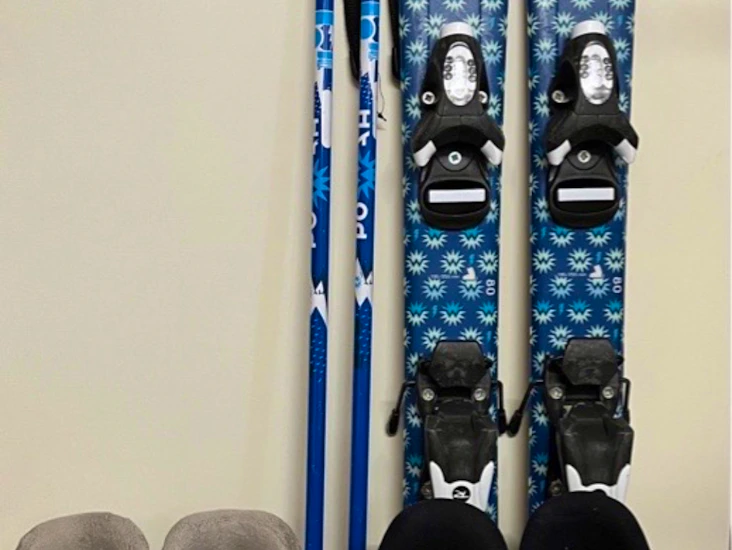 Skidpaket 3-6 år. 80 cm skidor