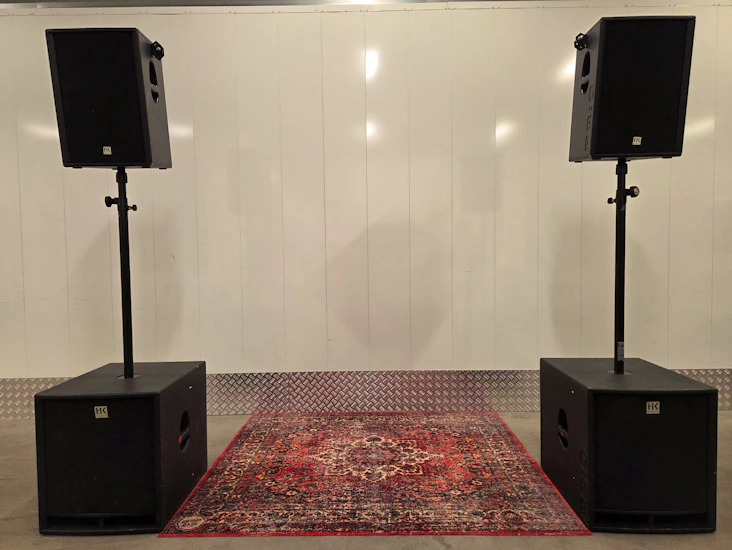 Ljudsystem till studentflak