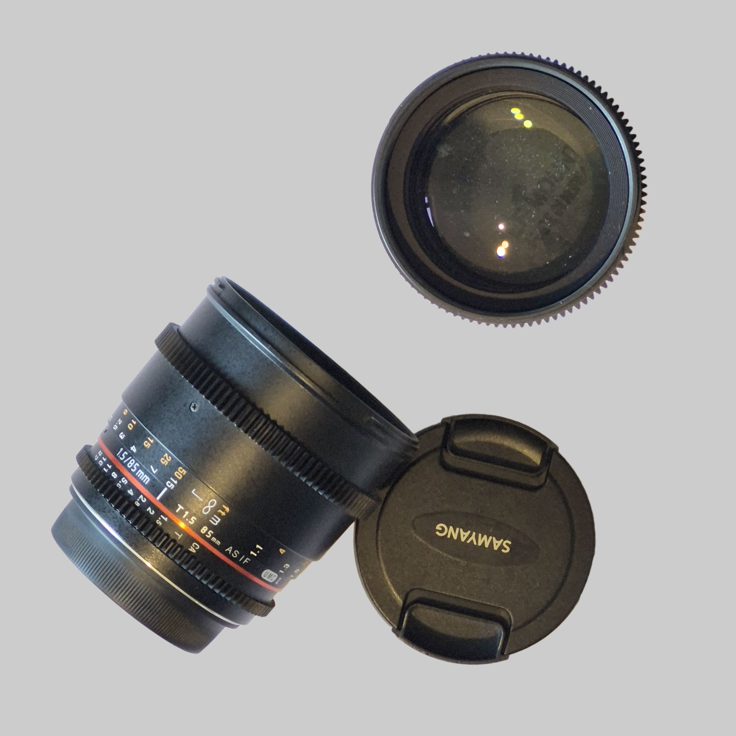 Samyang 85mm cine lens ef mount