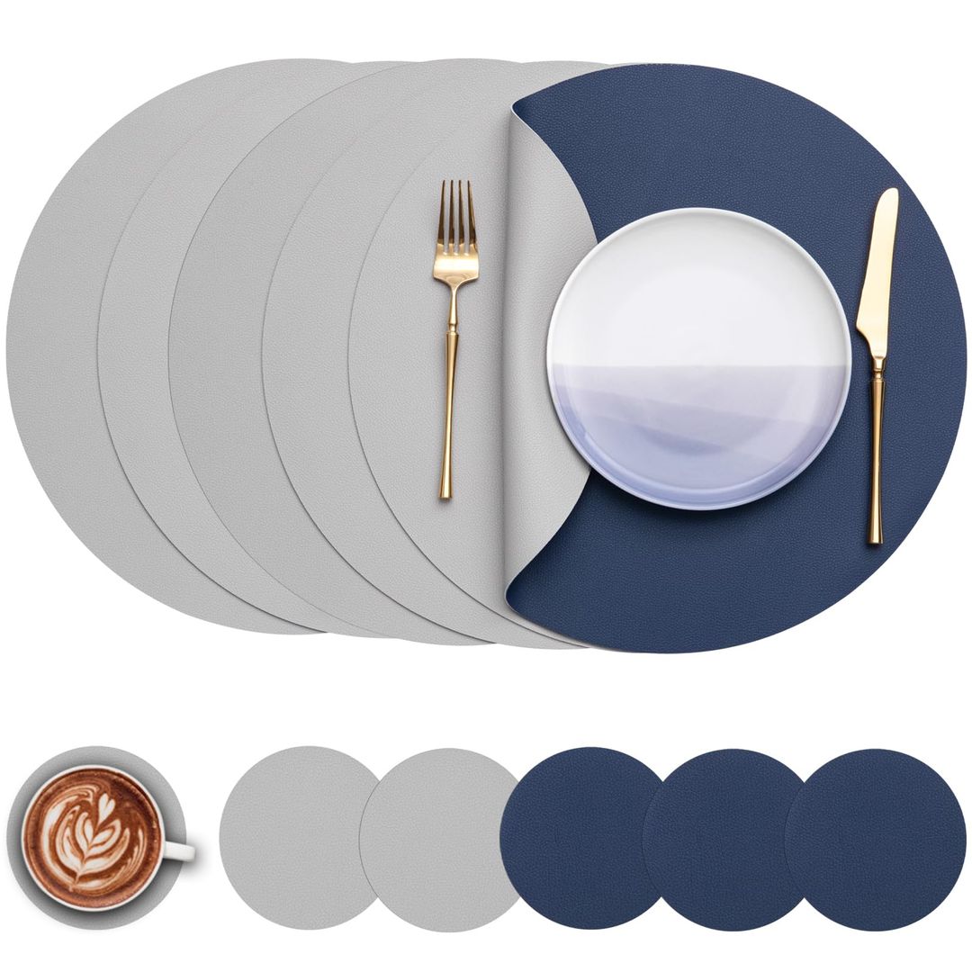 Round table placemats set of 6