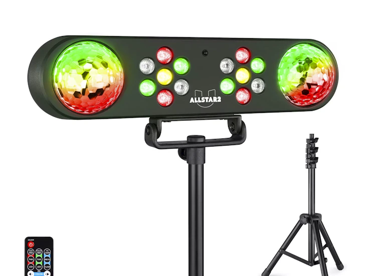 Discoljus på stativ – fuzzix allstar2 (led & jellyball)