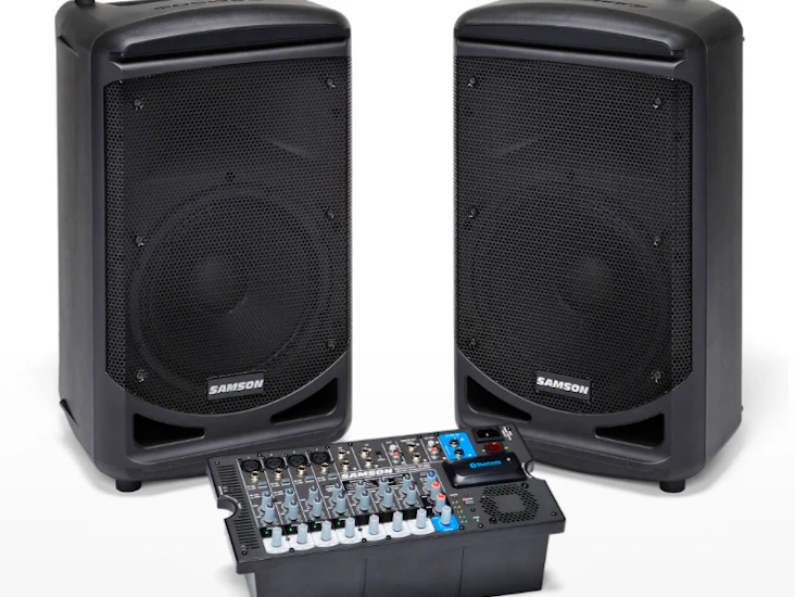 Samson expedition 1000w pa system with stands