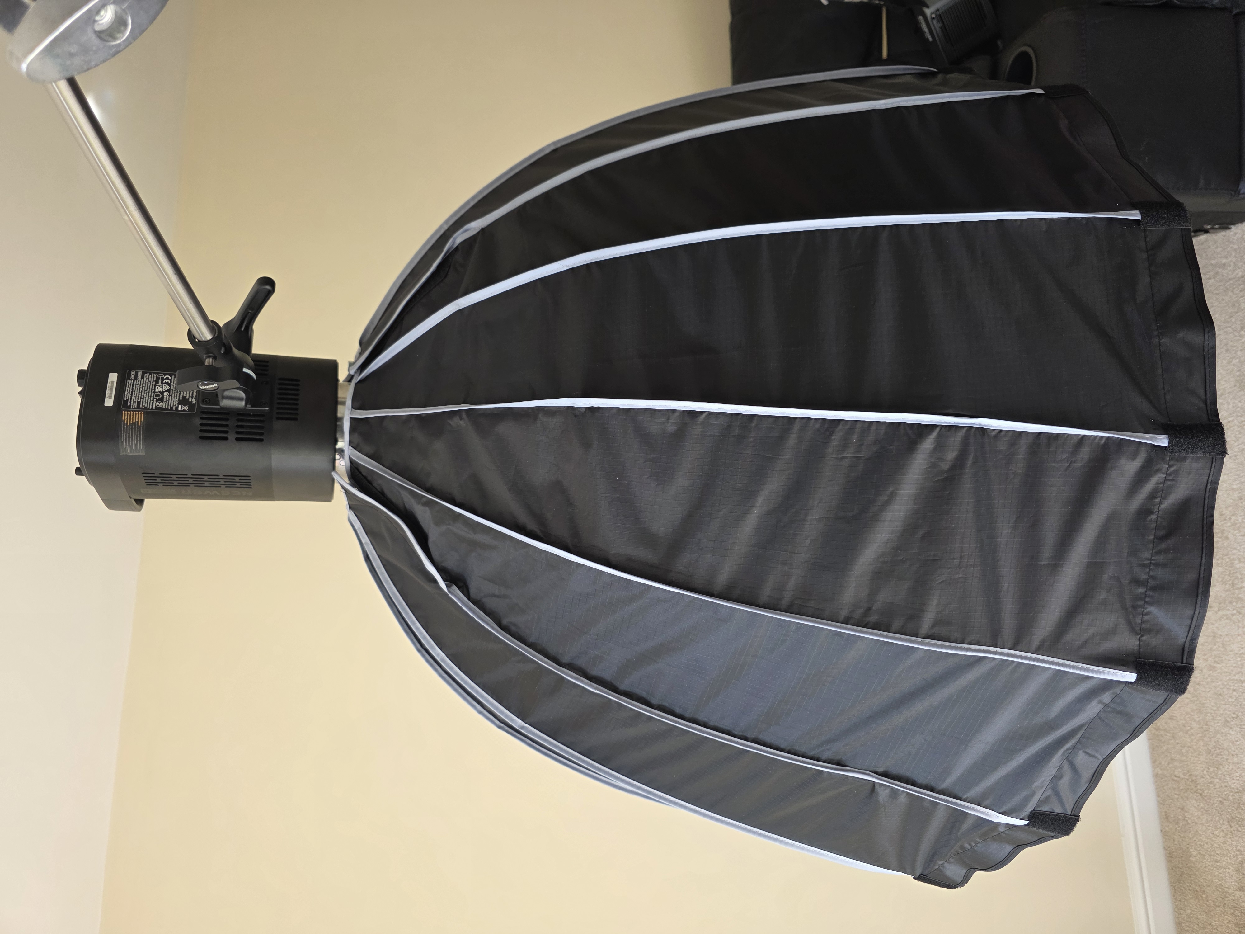 Led video light combo - softbox, c-stand & light