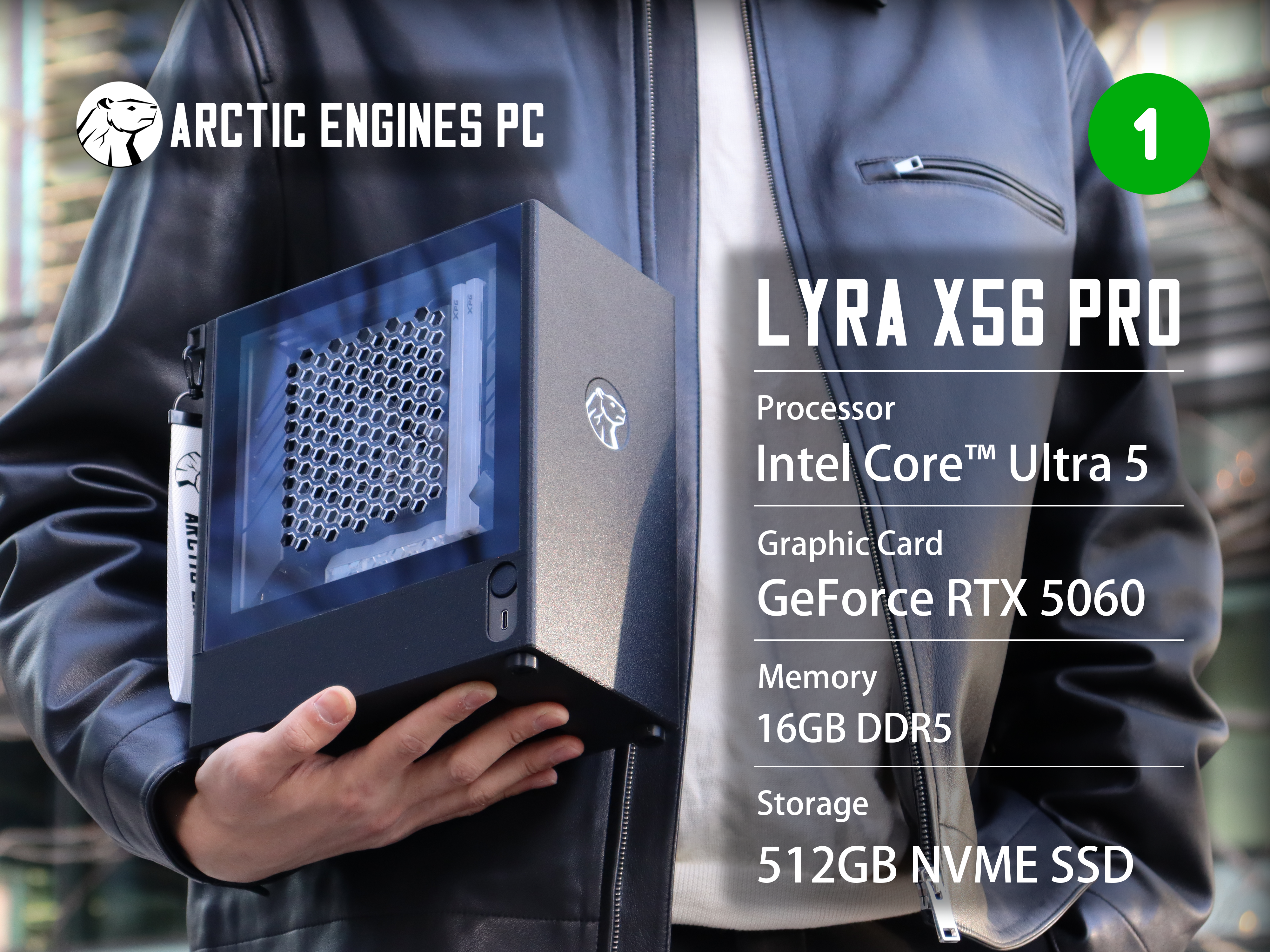 High spec gaming/live streaming pc - intel 15th gen, rtx 5060 8gb ultra-compact desktop pc #1