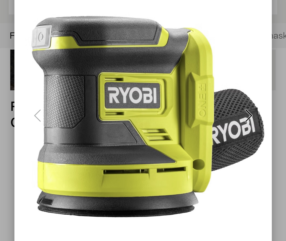 Eksentersliper/pussemaskin