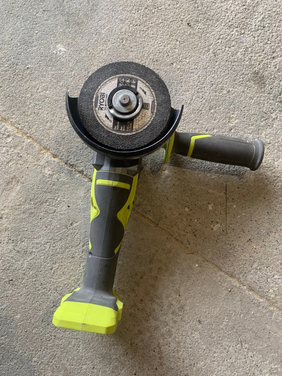 Ryobi vinkelsliper 18v