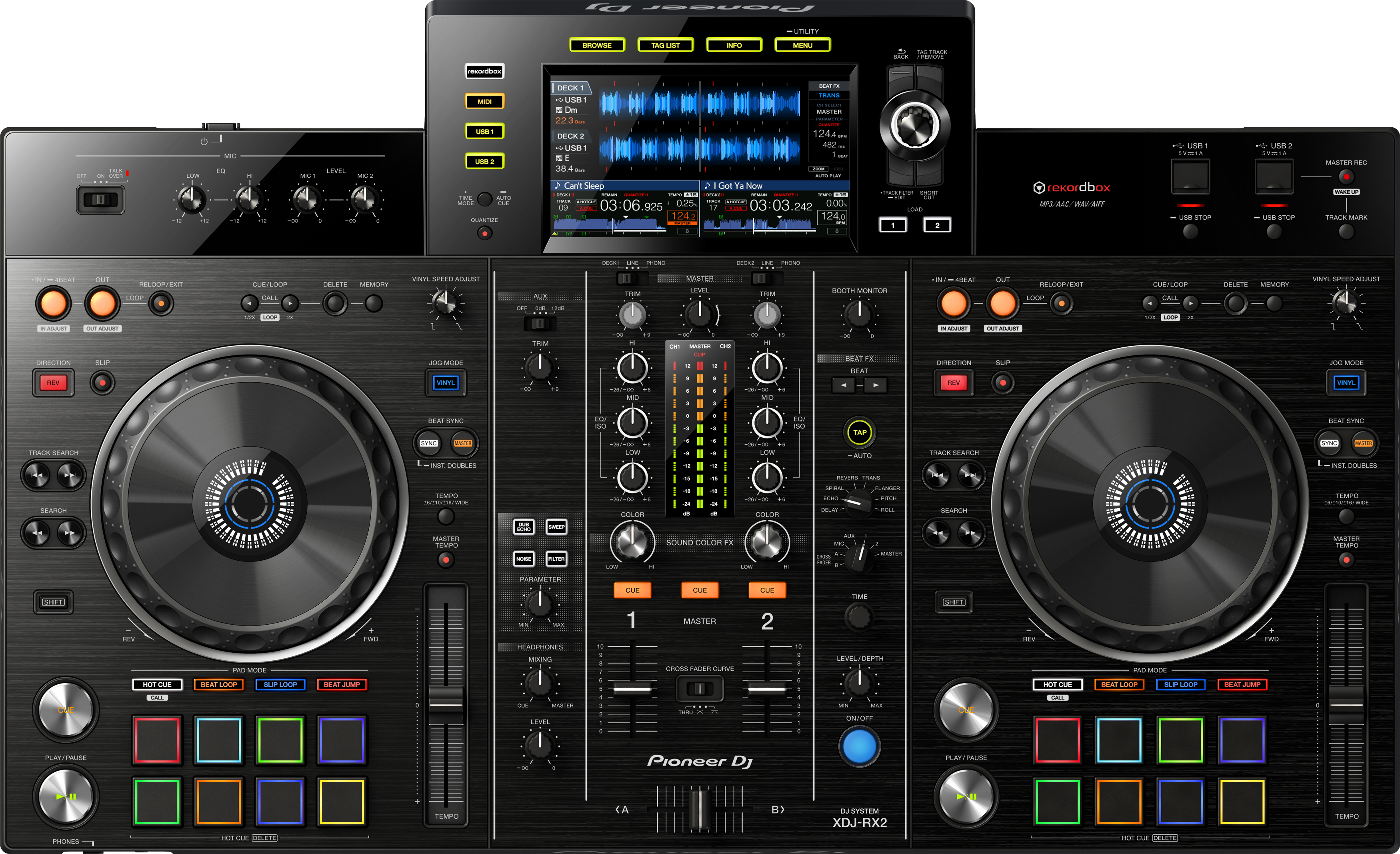 Pioneer dj xdj-rx2 – professional standalone dj controller
