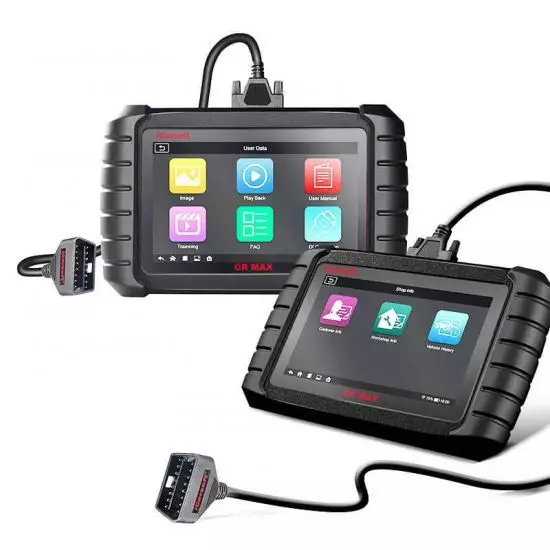 Icarsoft cr max obd2 felkodsläsare, alla bilar, touchscreen