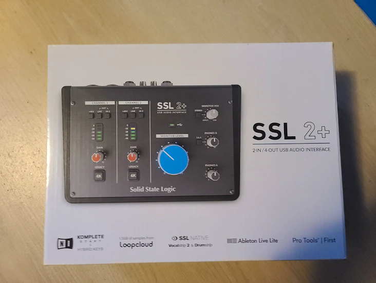 Soild state logic ssl 2+ audio interface