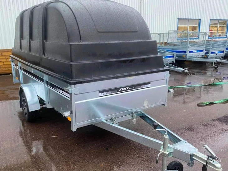 Tikitreiler cs350-lhe rimfrost och 100cm plastkåpa -skotersläp