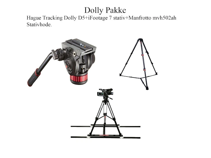 Hague dolly d5+ifootage t7+manfrotto mvh502ah