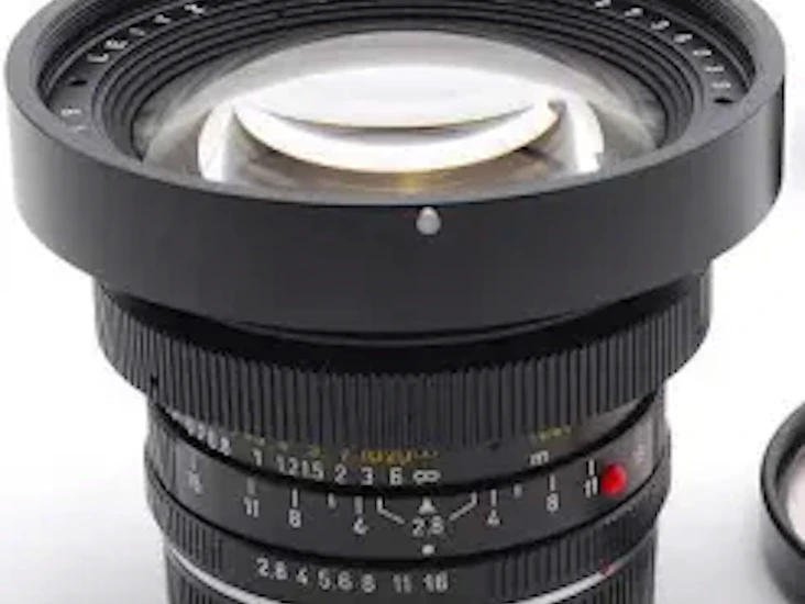 leica elmarit r v1 19mm f/2.8 3cam wide angle lens - nikon mount