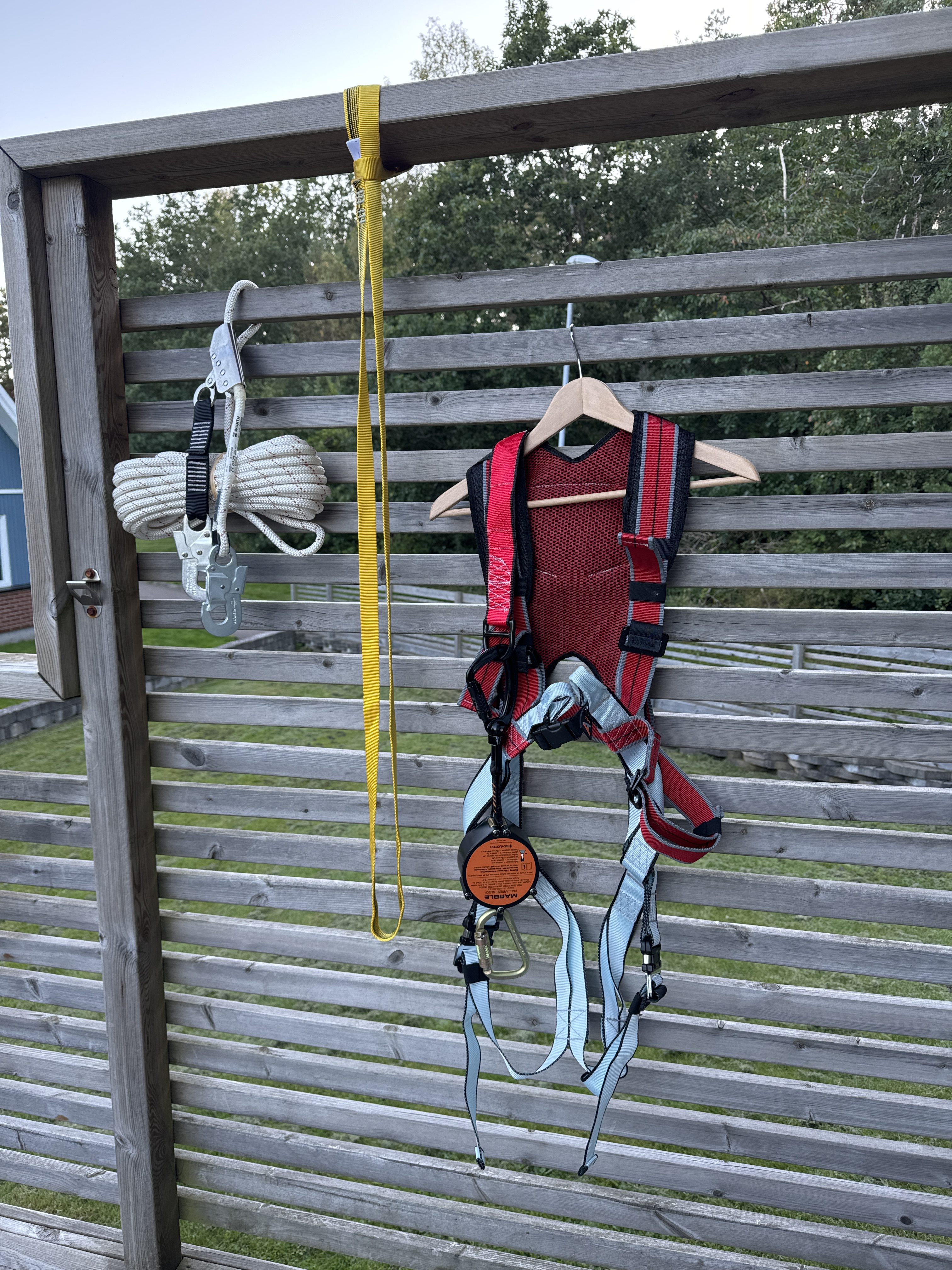 Fallskydd inkl block & sele 