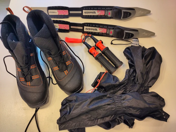 Långfärdsskridskor + kängor