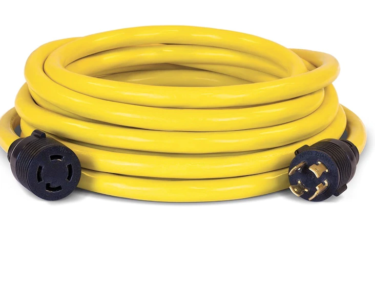 Champion 25-foot 30-amp 250v generator power cord (l14-30p to l14-30r) – heavy-duty outdoor extension