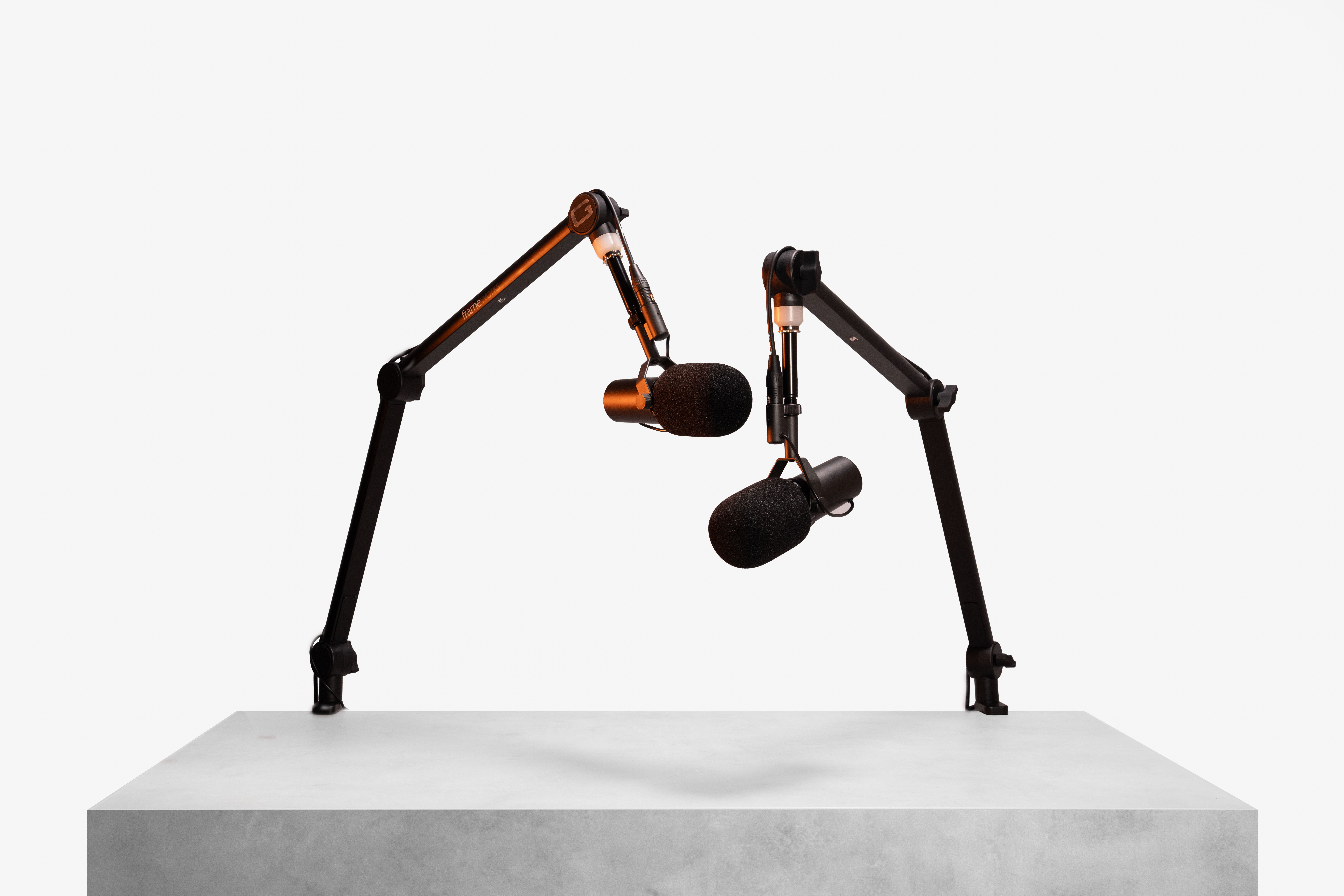 Gator frameworks podcast mic stands