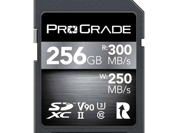 Prograde digital sdxc uhs-ii v90 memory card 256gb