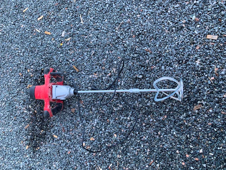 Omrörare, mixer: betong, flytspackel, fix mm