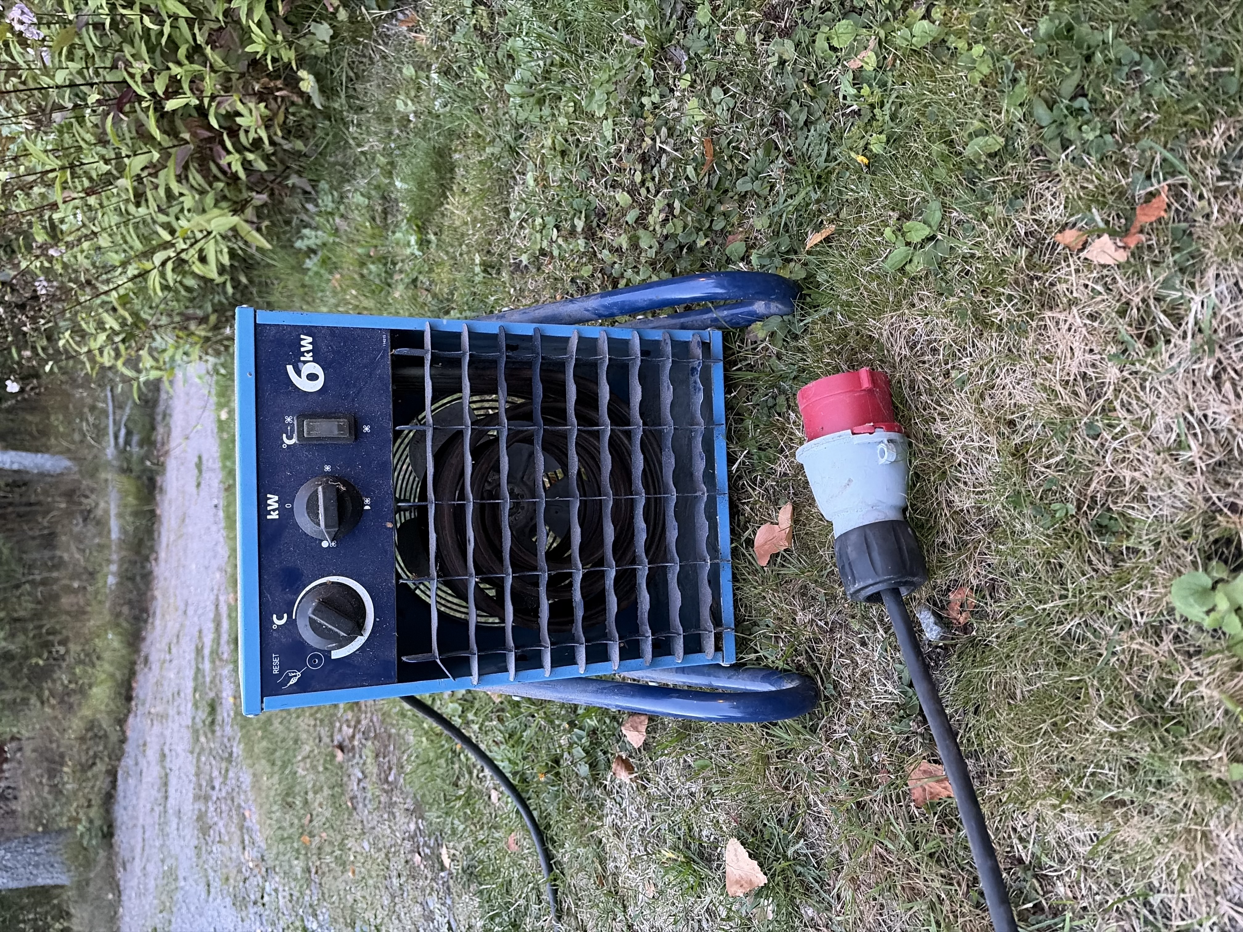 Byggfläkt 6kw 