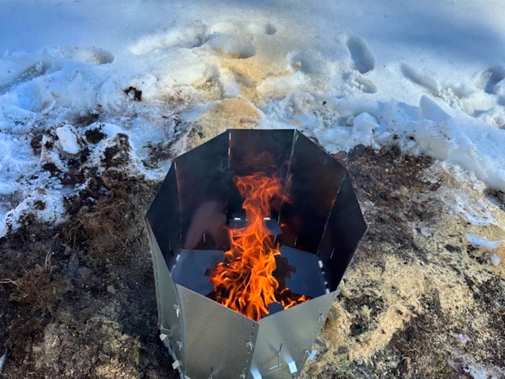 Stubbskorsten för borttagning av stubbar
