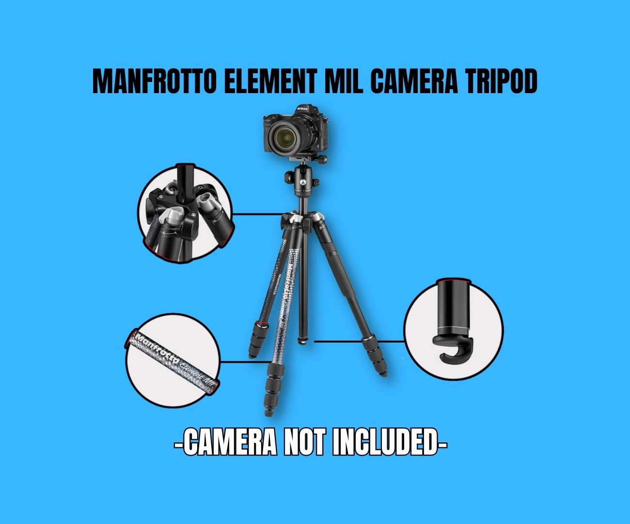Manfrotto  camera tripod