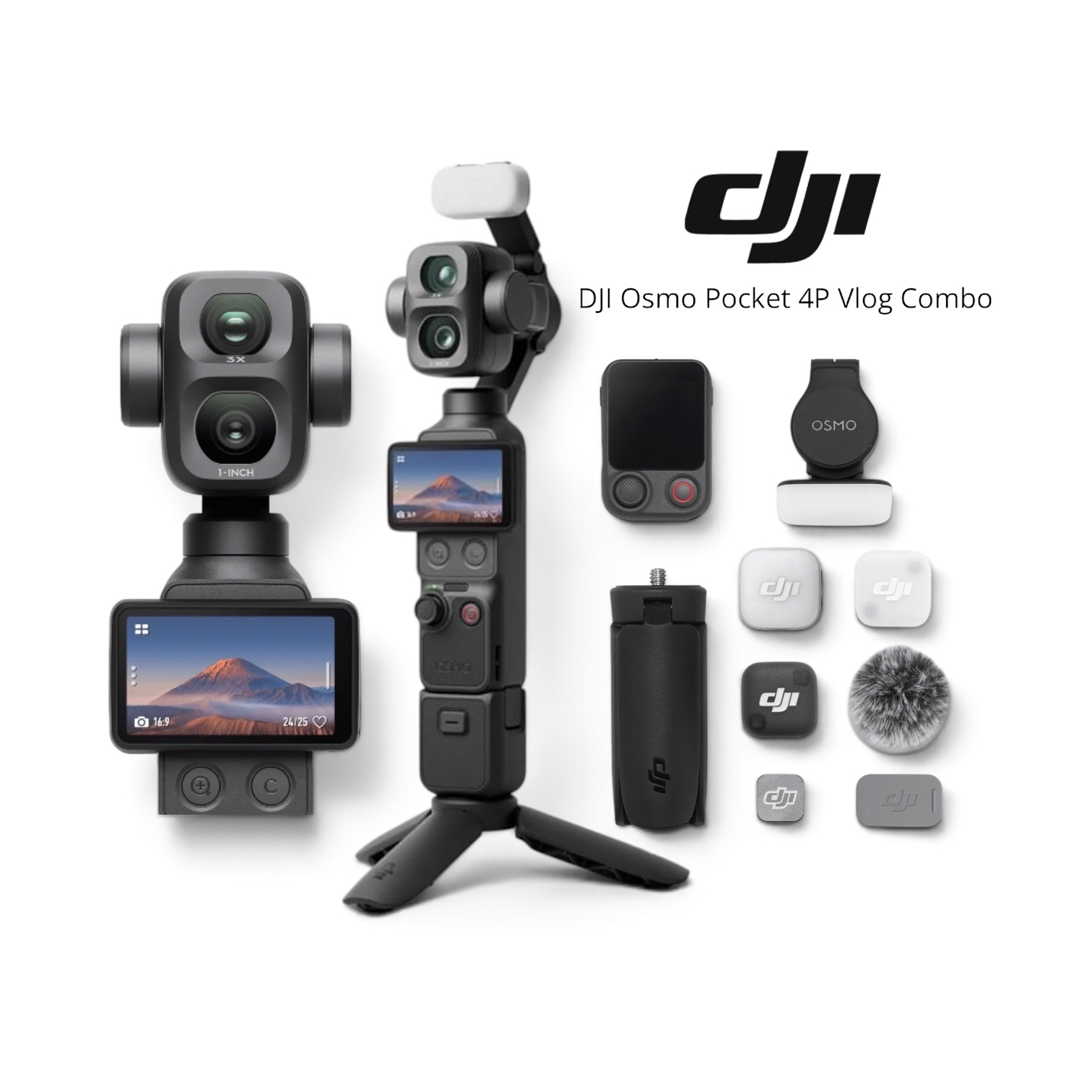 Dji osmo pocket 4p vlog combo 4k 240fps camera 4 creator 