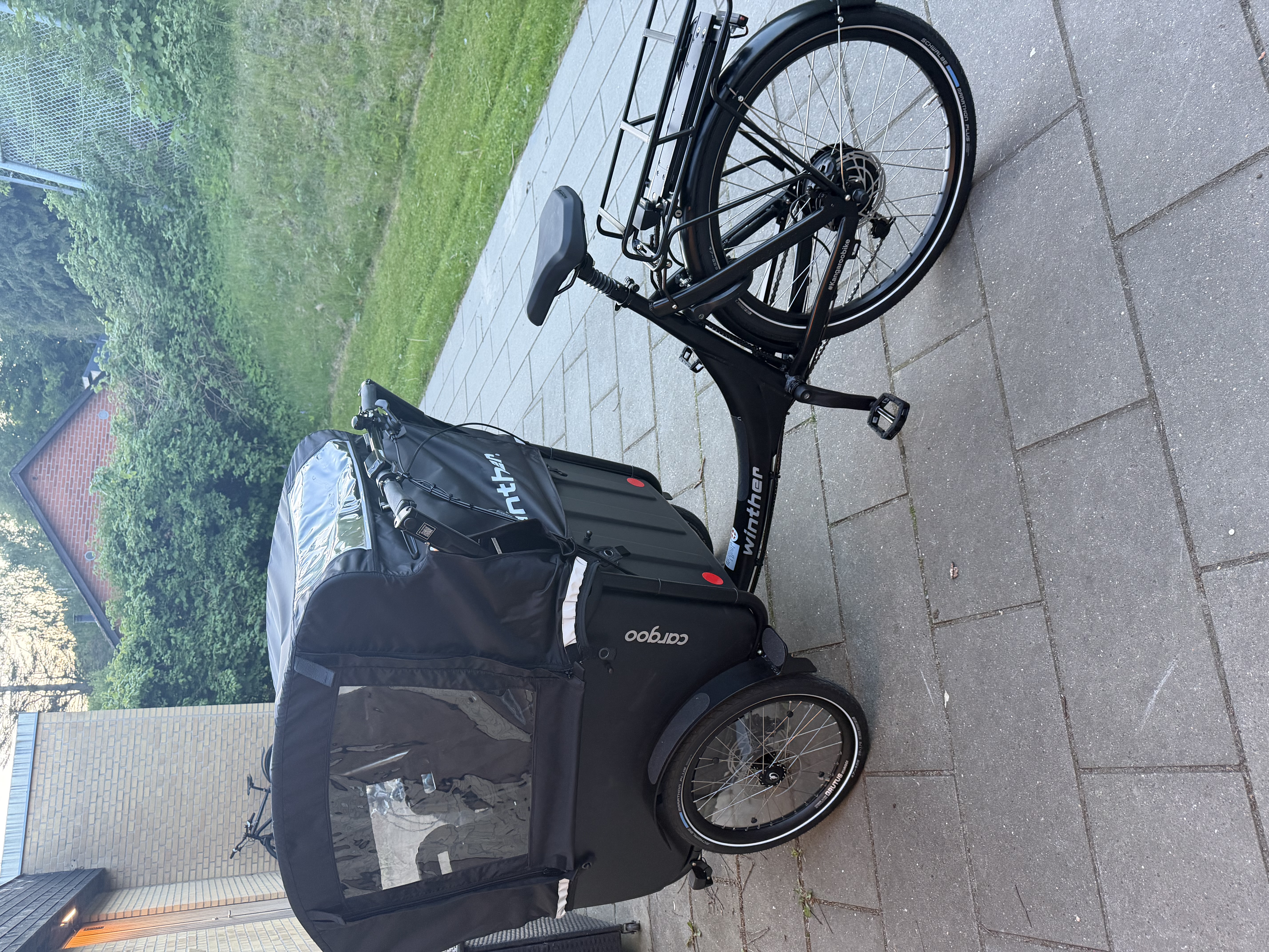 Winther cargoo 2+2 – rummelig og stabil el-ladcykel til familien