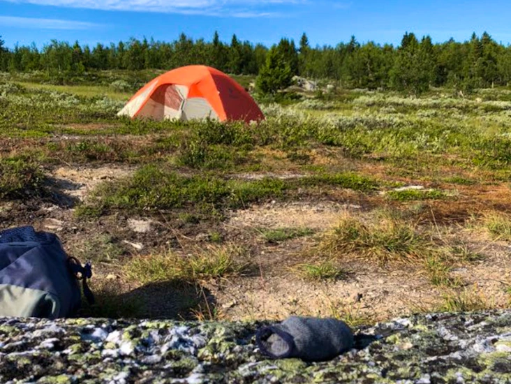 Telt med/uten ytterduk