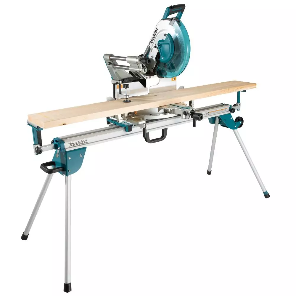 Profesjonell kapp-og gjærsag fra makita med sagbord