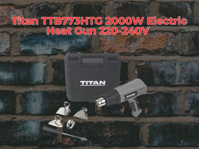 Titan ttb773htg 2000w electric heat gun 220-240v 