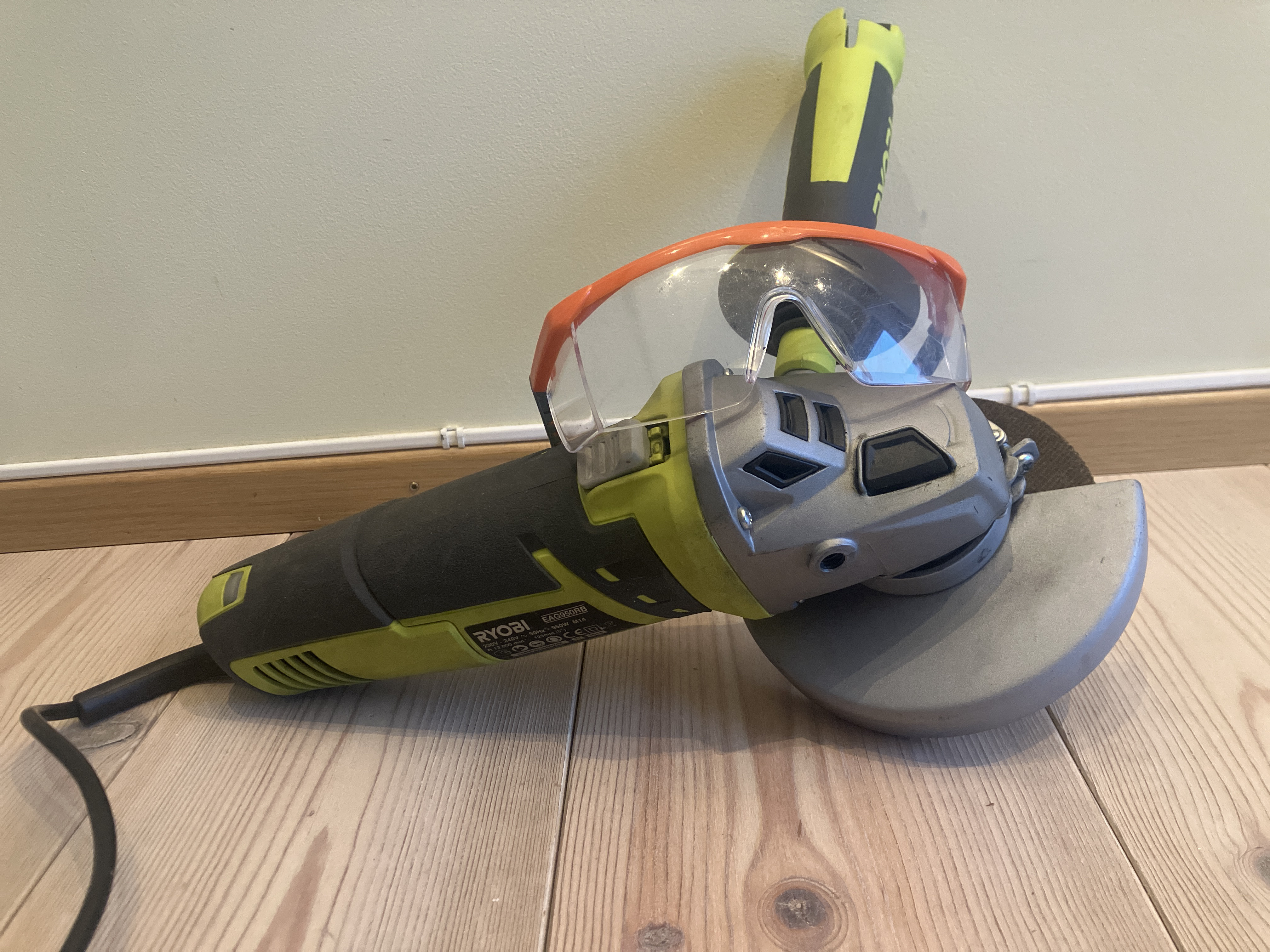 Vinkelsliper briller blad
