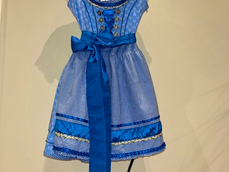 Dirndl storlek small, ljusblå