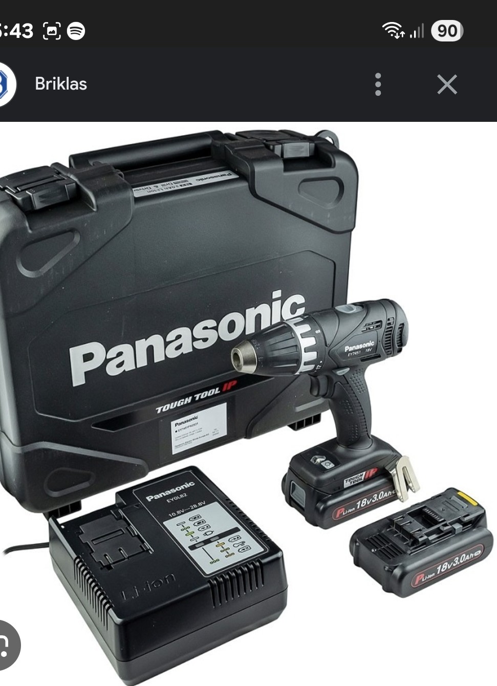 Skruvdragare panasonic 