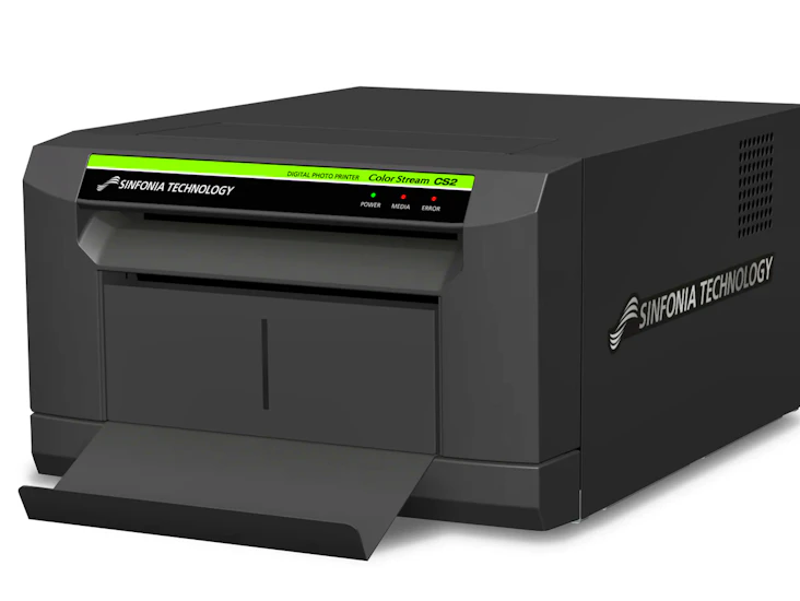 sinfonia photo color stream cs2 6" printer with media kit