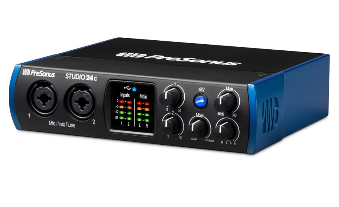 Presonus studio 24c, usb-c, audio interface