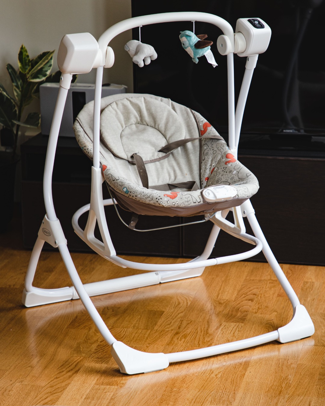 graco cozy duet swing