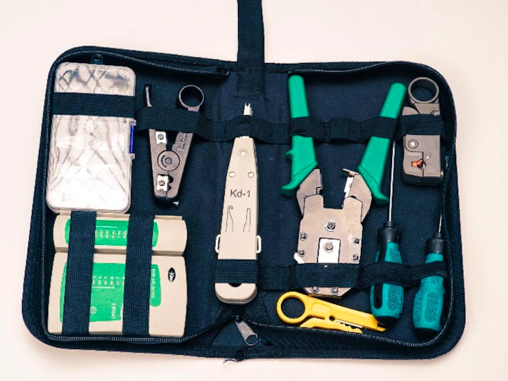 Verktygsväska för nätverksinstallation