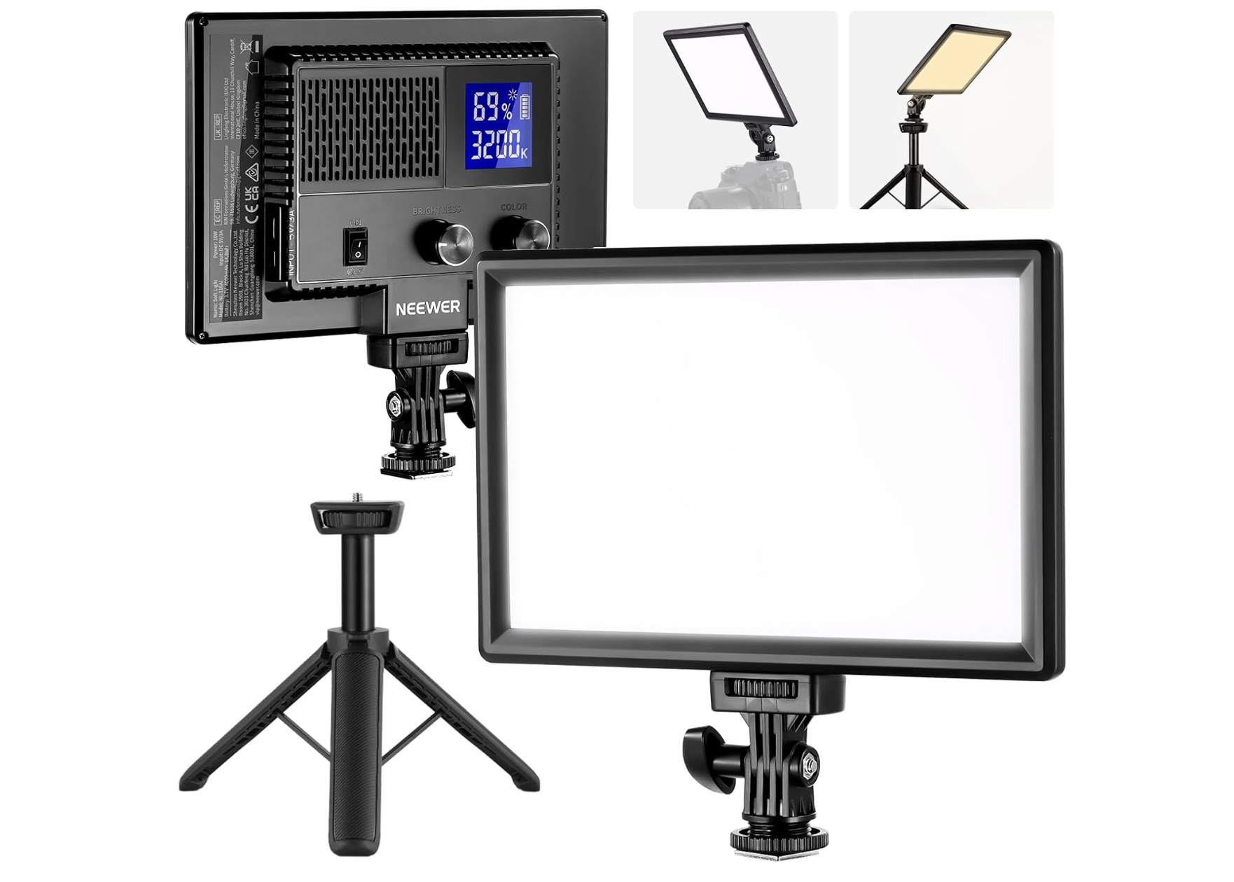 Neewer 9" led video light panel