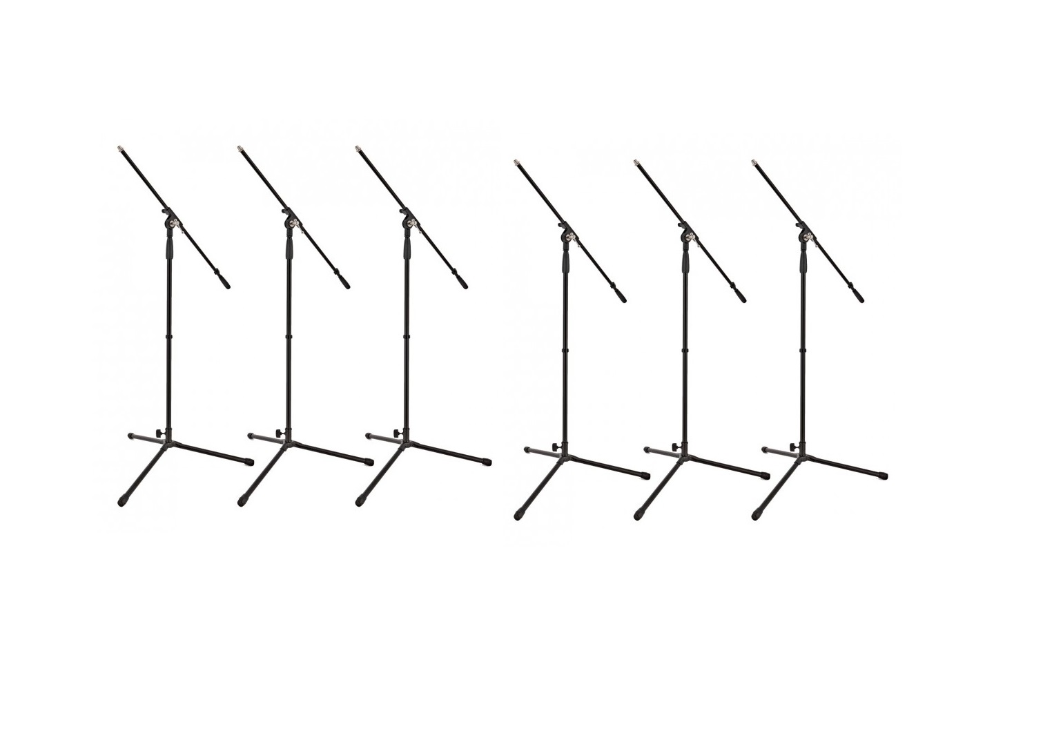 6x microphones stands - hercules ms631b - boom stand