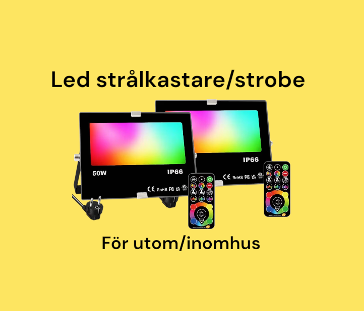2 strobe för utom/inomhus ( dygnshyra )