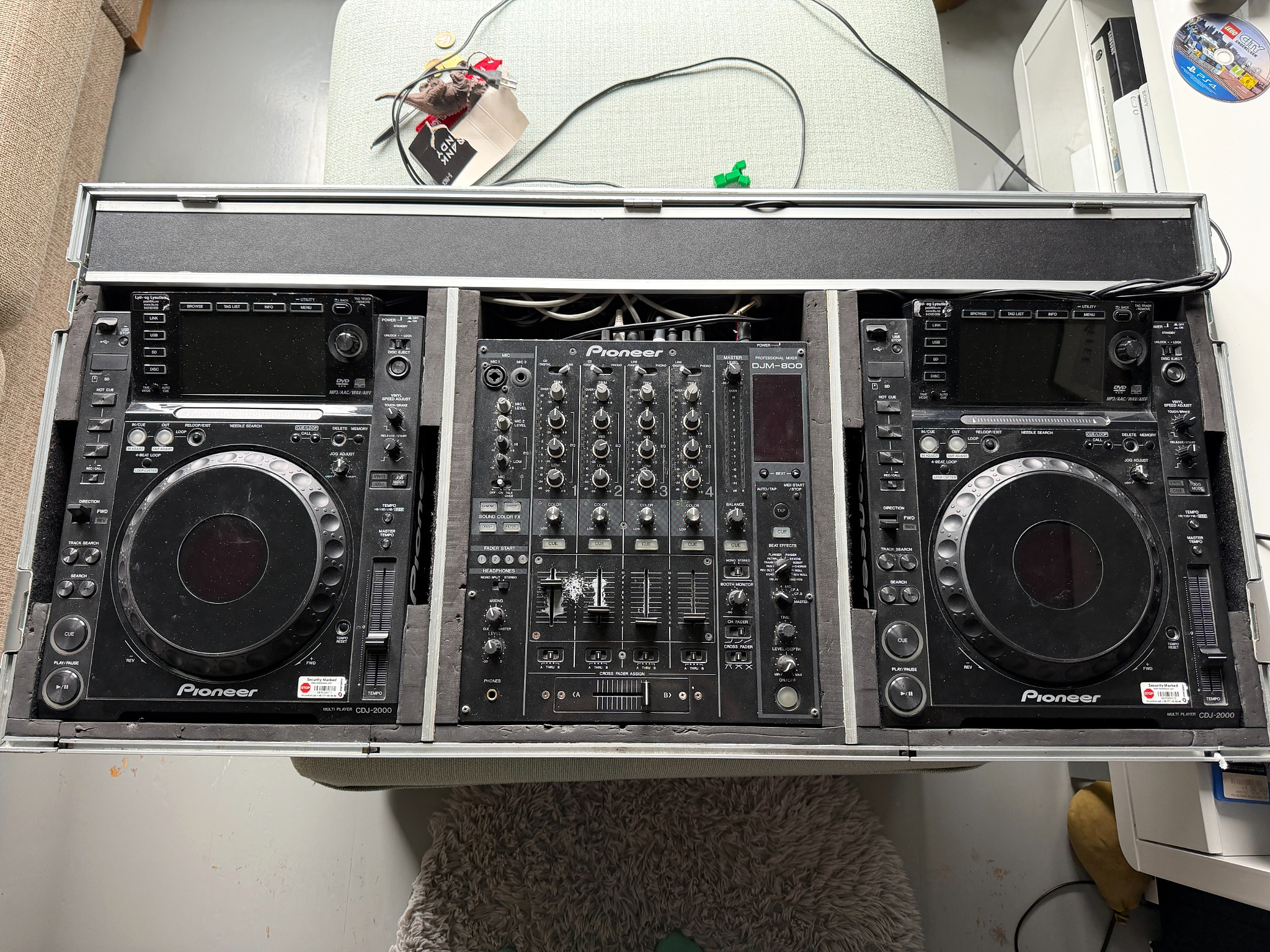 Cdj 2000 + djm800 djsett