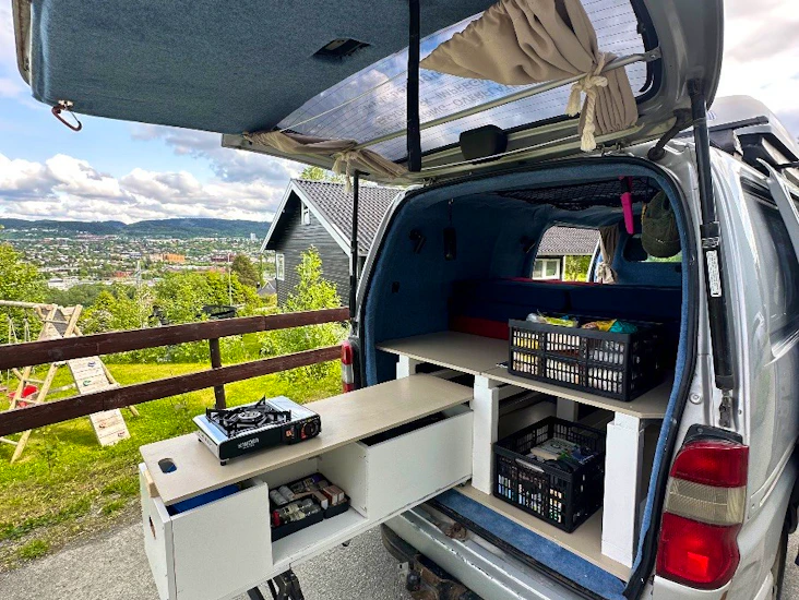 Toyota hiace campervan klar for nye eventyr