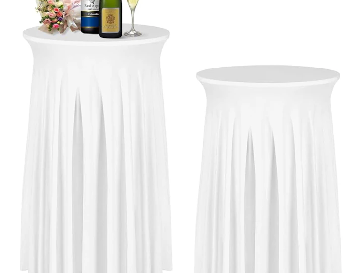 High top table covers (white)