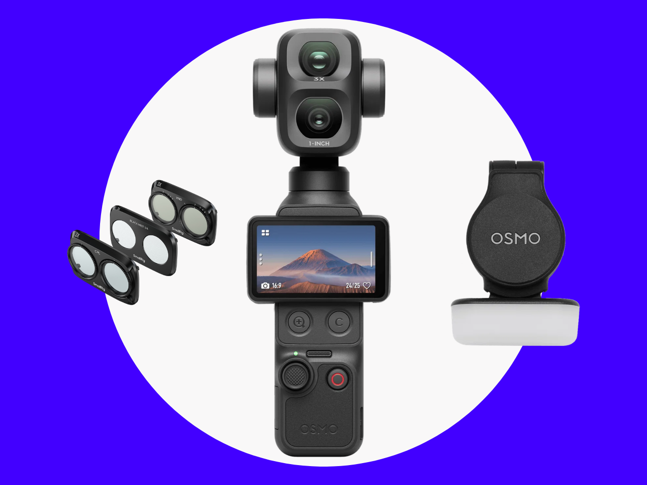 Dji osmo pocket 4p – standard combo + smallrig nd, mist & cpl filters